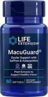 MacuGuard® Ocular Support with Saffron &amp; Astaxanthin by Life Extension, 60 softgels