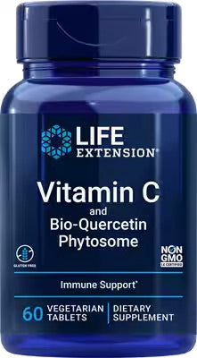 Vitamin C and Bio Quercetin Phytosome by Life Extension, 60 tabs