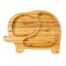 Plate - Bamboo Elephant by Ola Bamboo