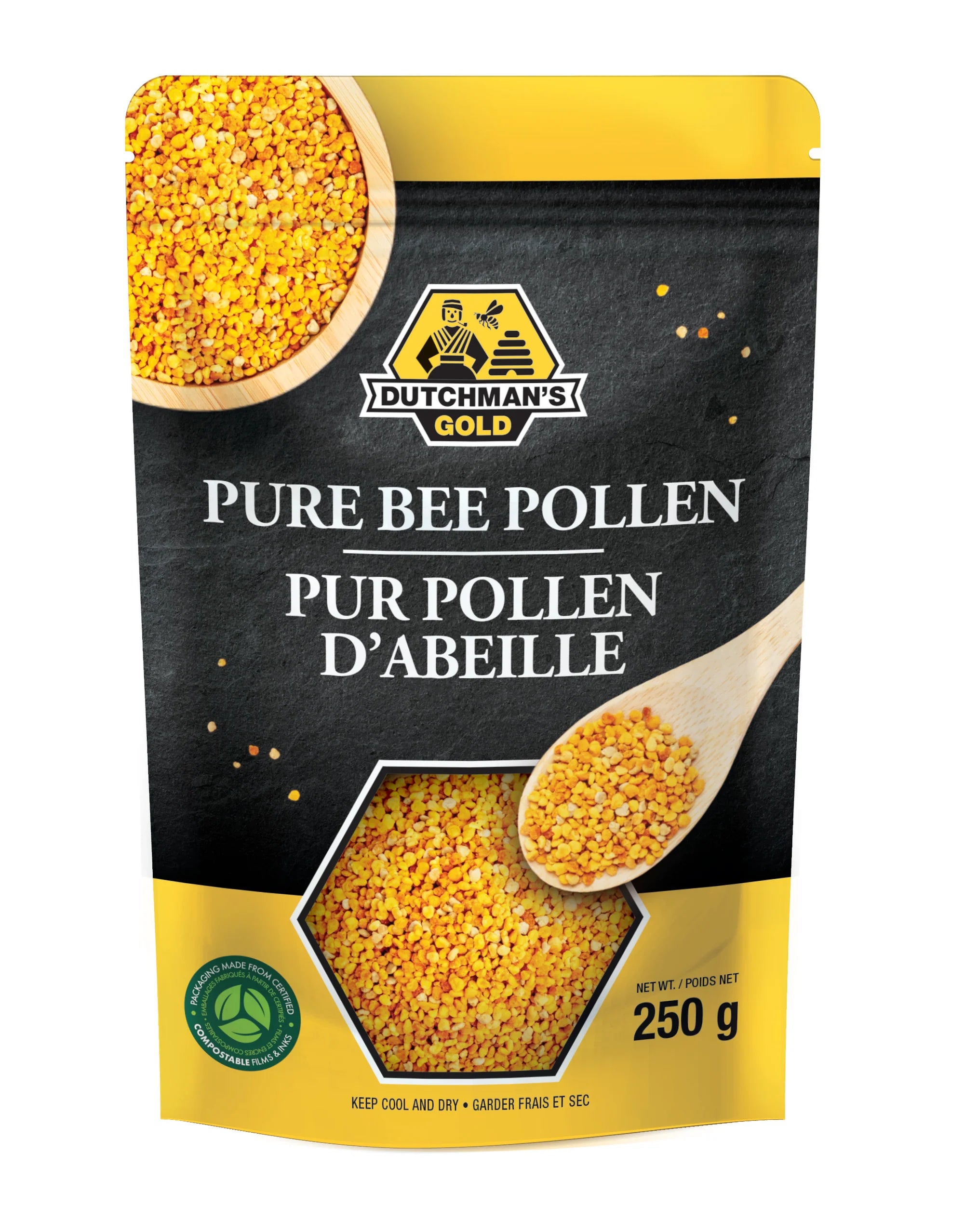 Pure Bee Pollen by Dutchman's Gold, 250g