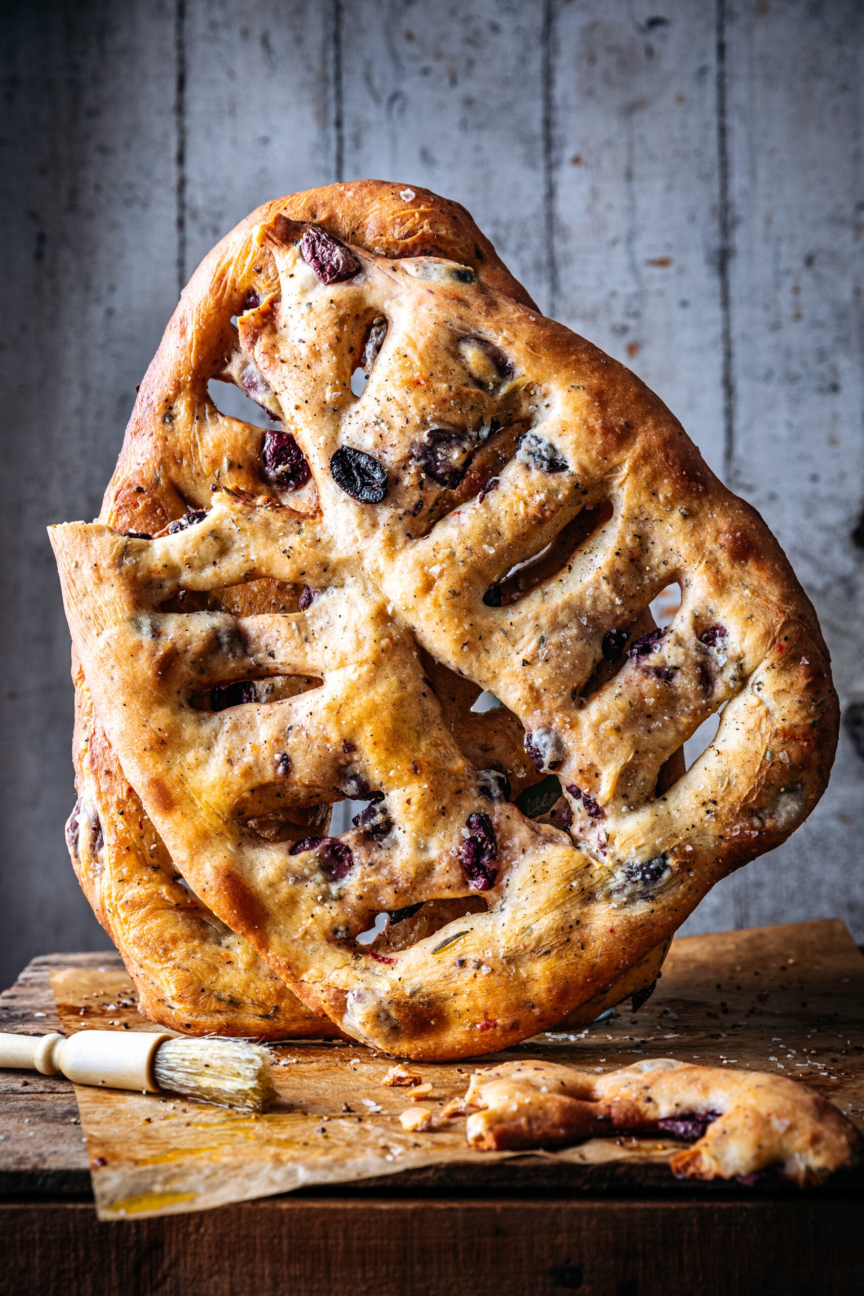 Olive Fougasse by Boulangerie Automne, 1 unit - Monday and Fridays