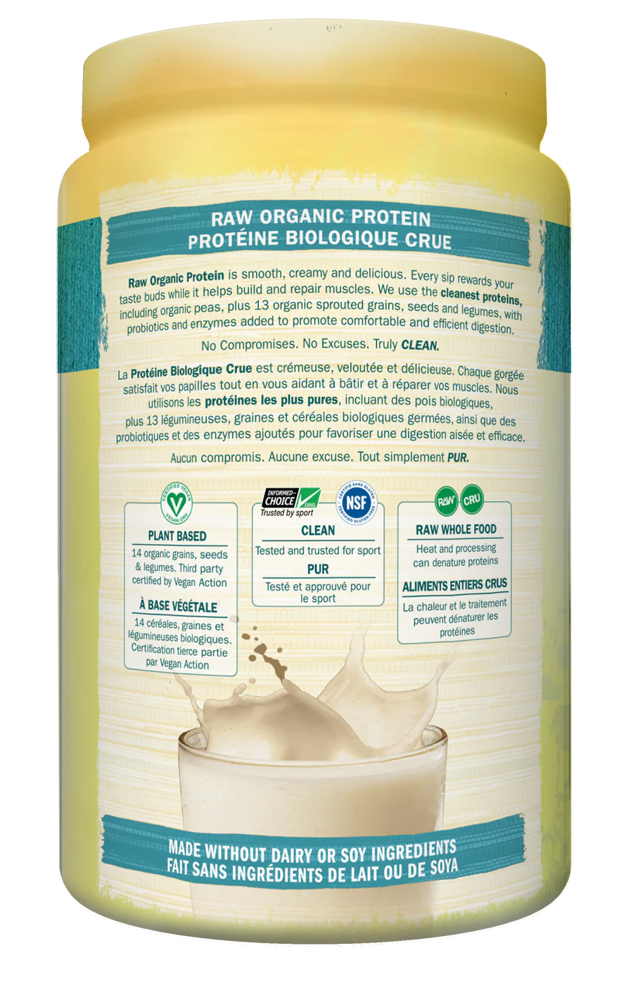 Raw Organic Protein™ - Unflavoured by Garden of Life, 568g