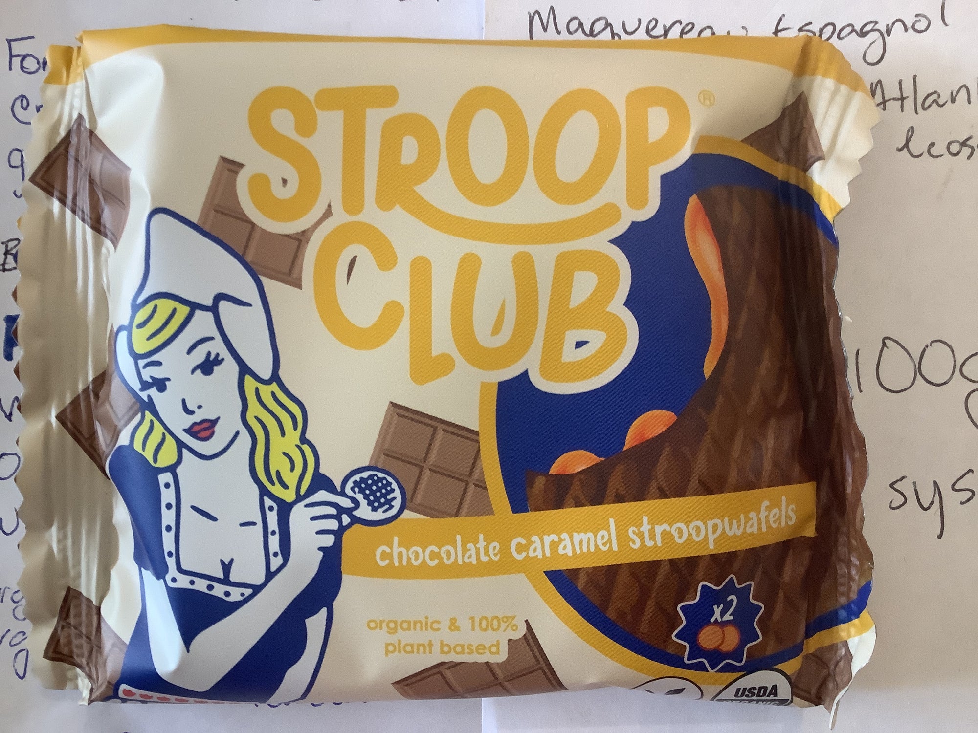 chocolate caramel stroopwafels, stroop club