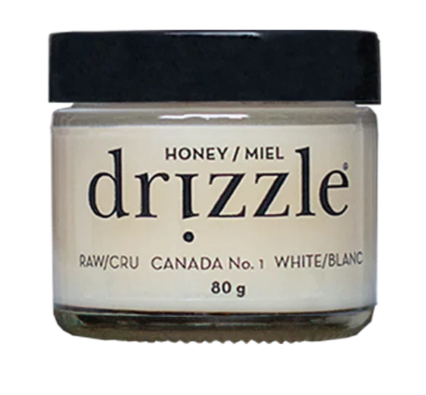 Mini White Raw Honey by Drizzle, 80 g