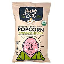 Avocadoliscious Organic Popcorn by Lesser Evil 142g