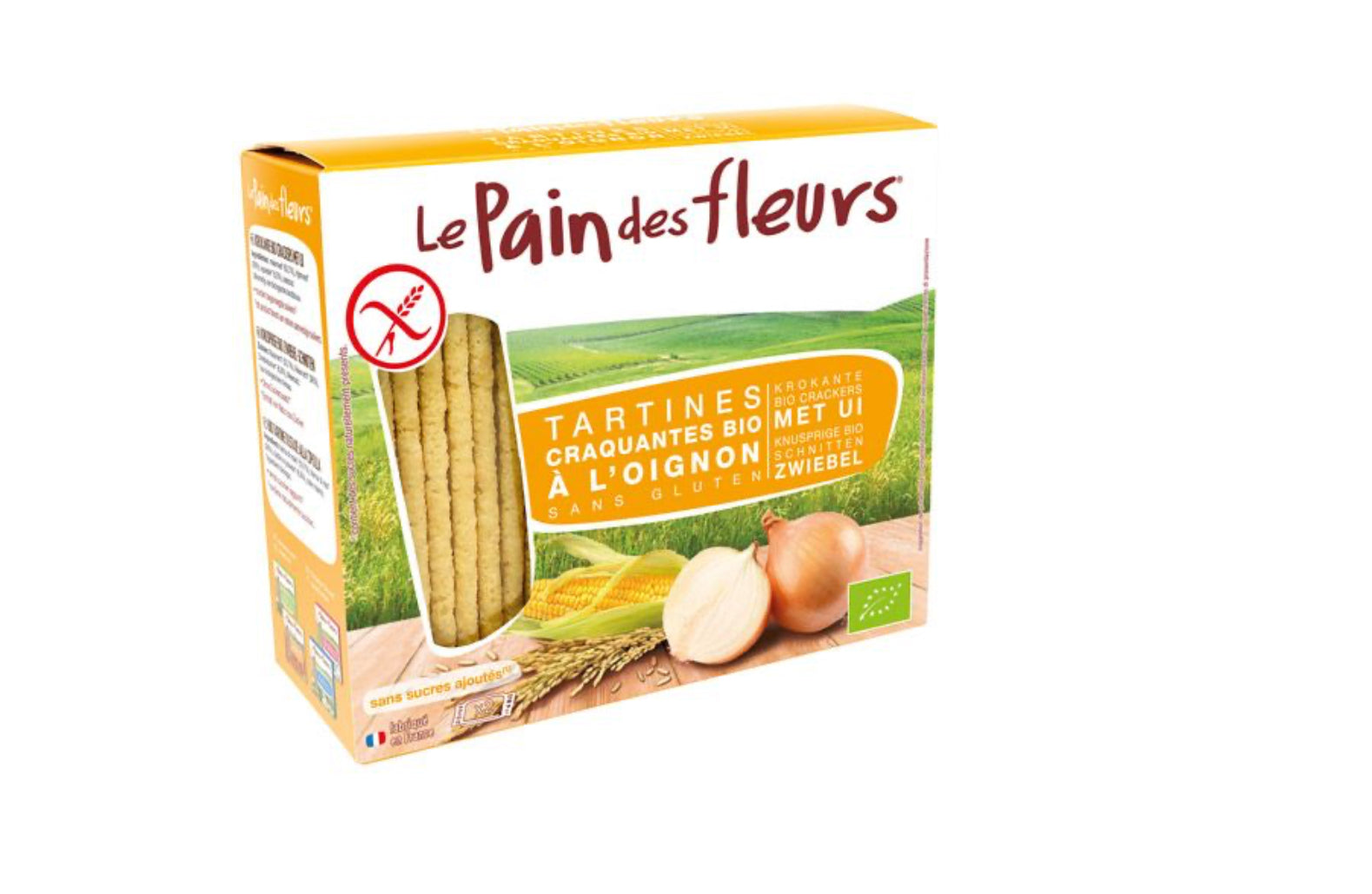 Tartines bio craquantes oignon by le pain des fleures