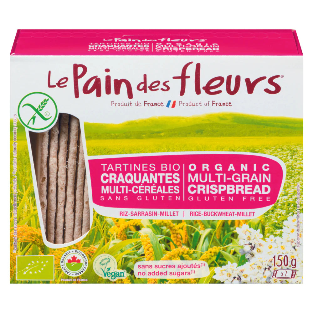 Le pain des fleurs tartines bio craquantes 150g