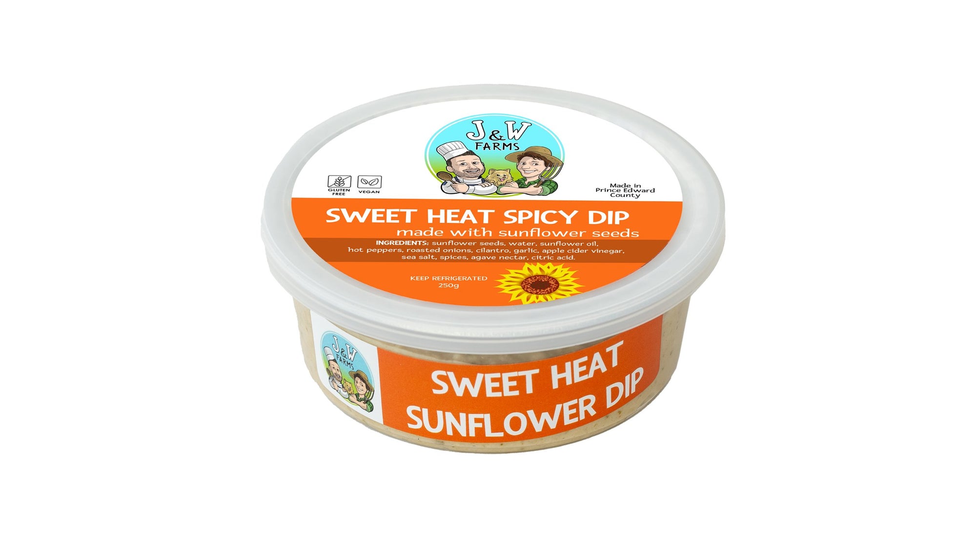 J&W Farms - Sunflower Seed Sweet Heat Spicy Dip