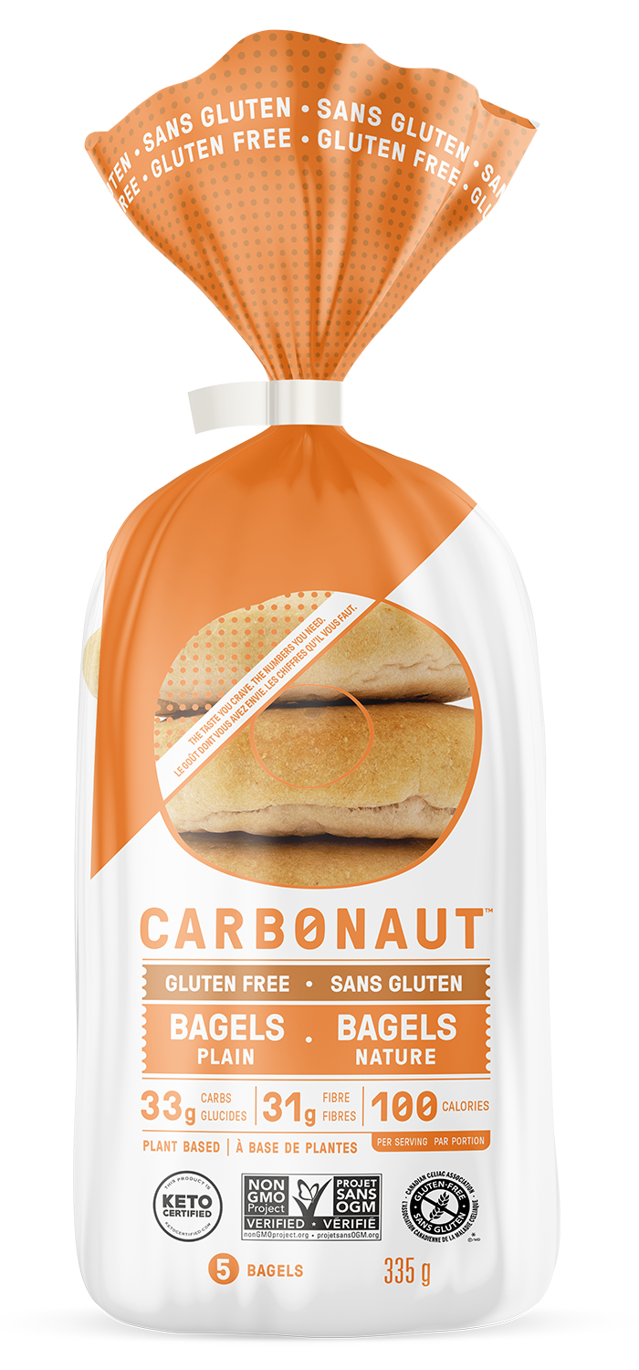 Plain Gluten Free Bagel by Carbonaut, 335g