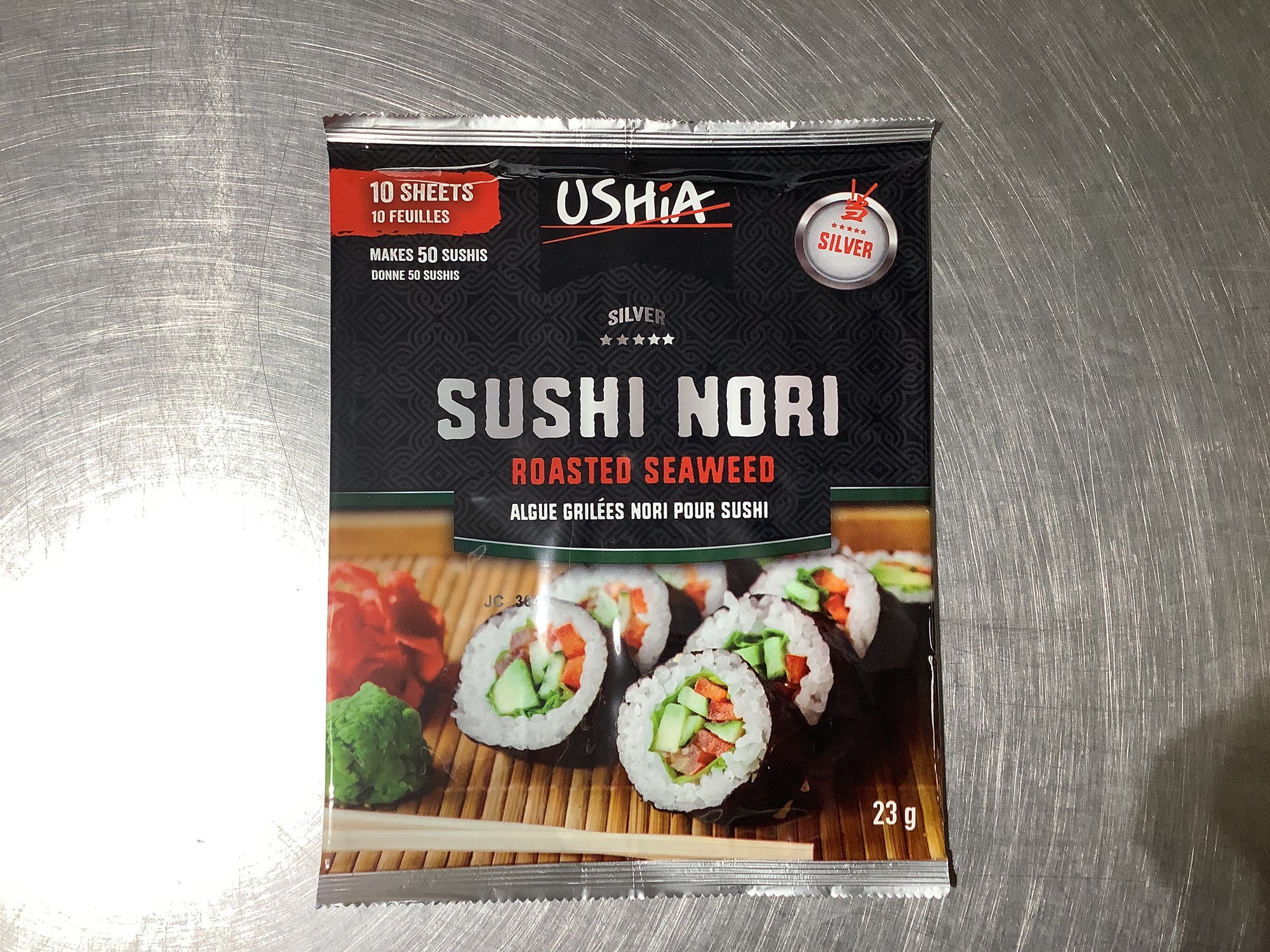 Roasted Seaweed Sushi Nori by Ushia, 23g