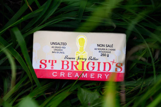 Unsalted A2 Butter by St Brigid's Creamery's, 250g