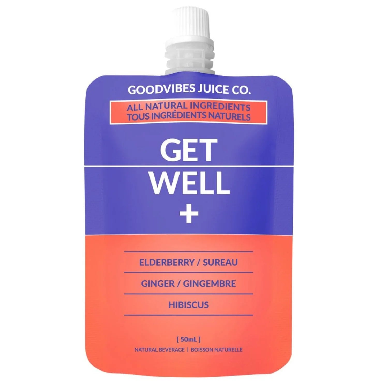 Get Well + by Good Vibes Shots, 50mL