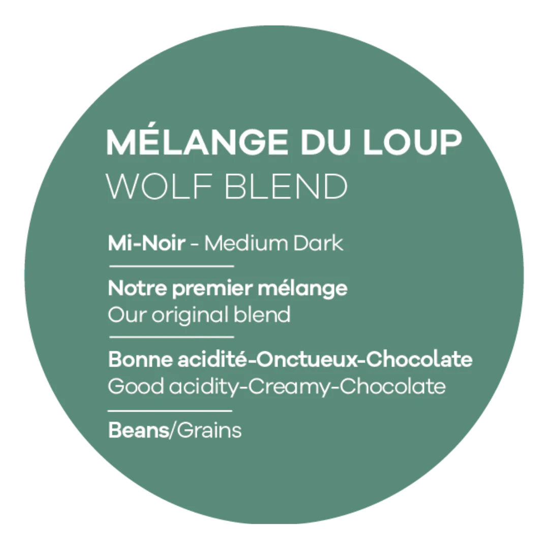 Wolf Blend Coffee Beans by Moccasin Joe, 340g