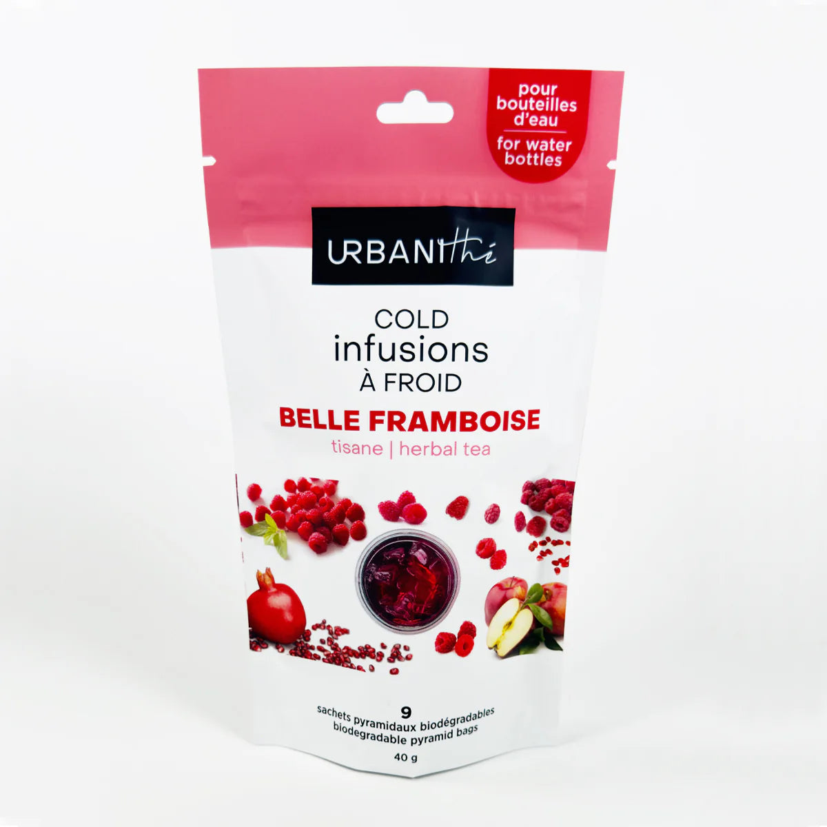 Belle Framboise Cold Infusion by Urbanithé, 9 tea bags