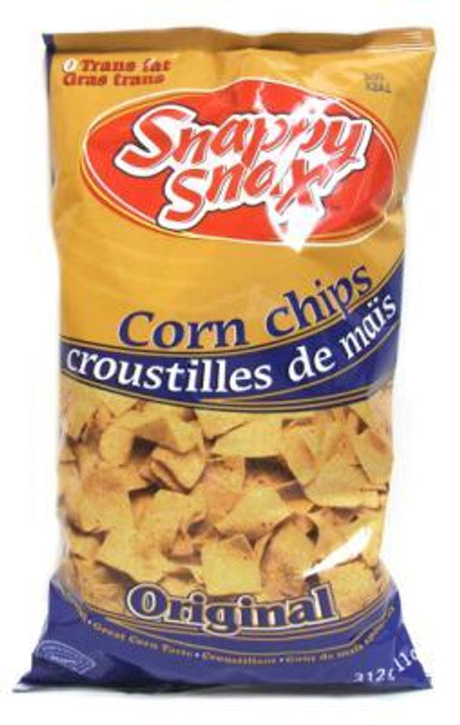 Plain Corn Chips by Snappy Snax, 312g