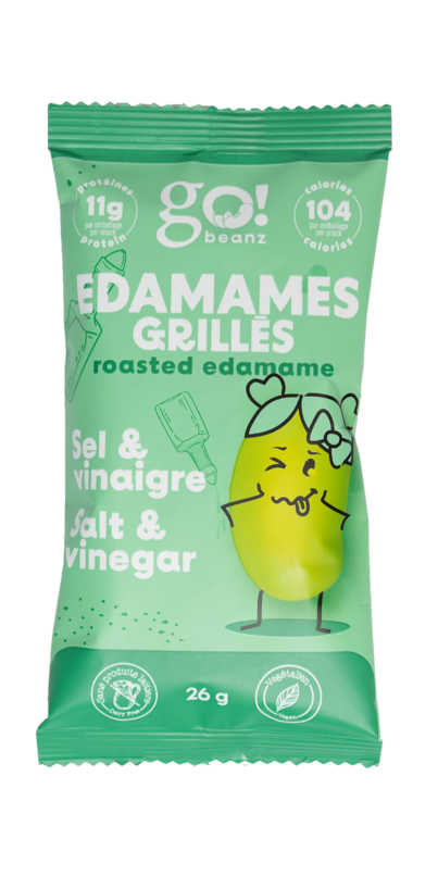 Salt and Vinegar Roasted Edamame by Go! Beanz, 26g