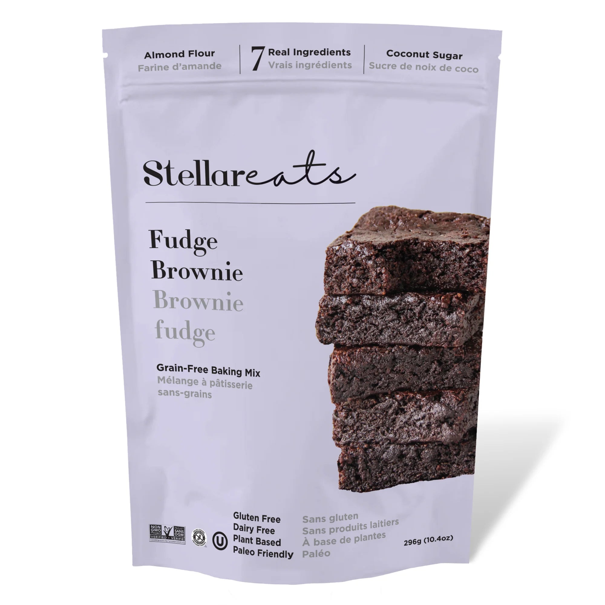 Gluten-Free Fudge Brownie Mix by Stellar Eats, 296g