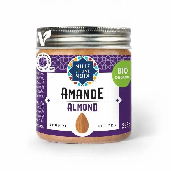 Creamy Almond Butter by Mille et une Noix Beurre, 225g