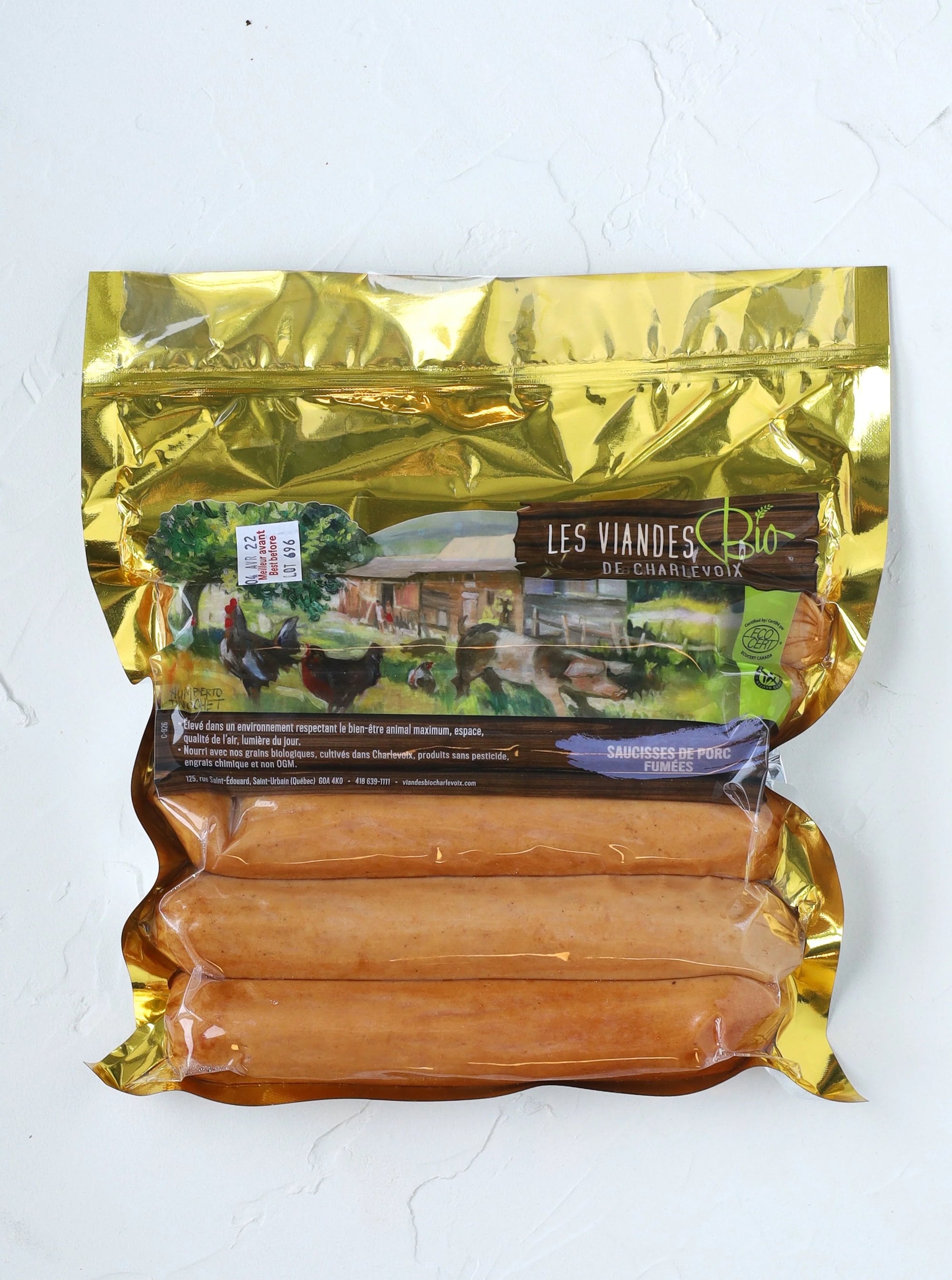 Smoked Pork Sausage by Les Viandes de Charlevoix