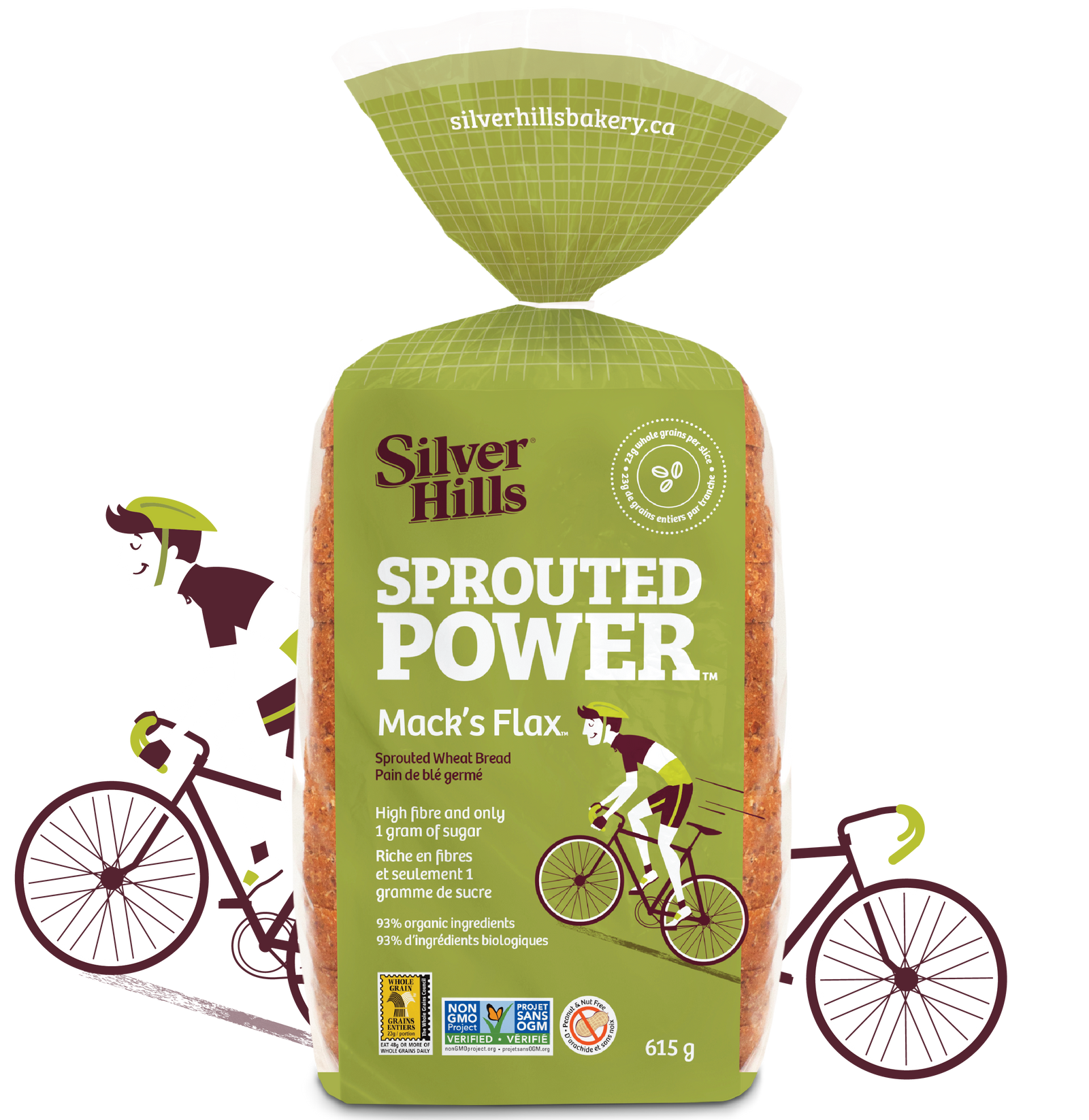 Mack's Flax Bread by Silver Hills, 615g