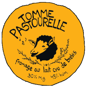 Tomme Pastourelle - Sheep Cheese by Fromagerie Les Broussailles Martinville, 156g
