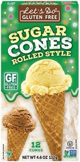 Gluten Free Sugar Cones by Let's Do Gluten Free, 132g