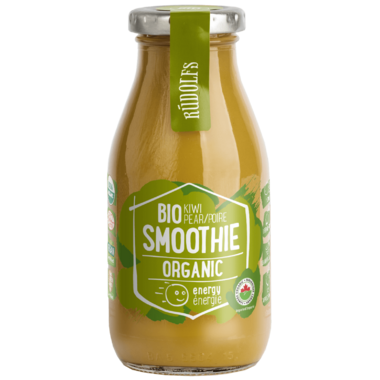 Rudolfs Organic Kiwi Pear Smoothie Energy by Eco ideas, 260ml
