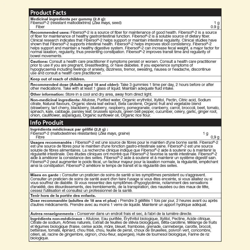 Prebiotic Fiber by Herbaland Gummies. 60 gummies