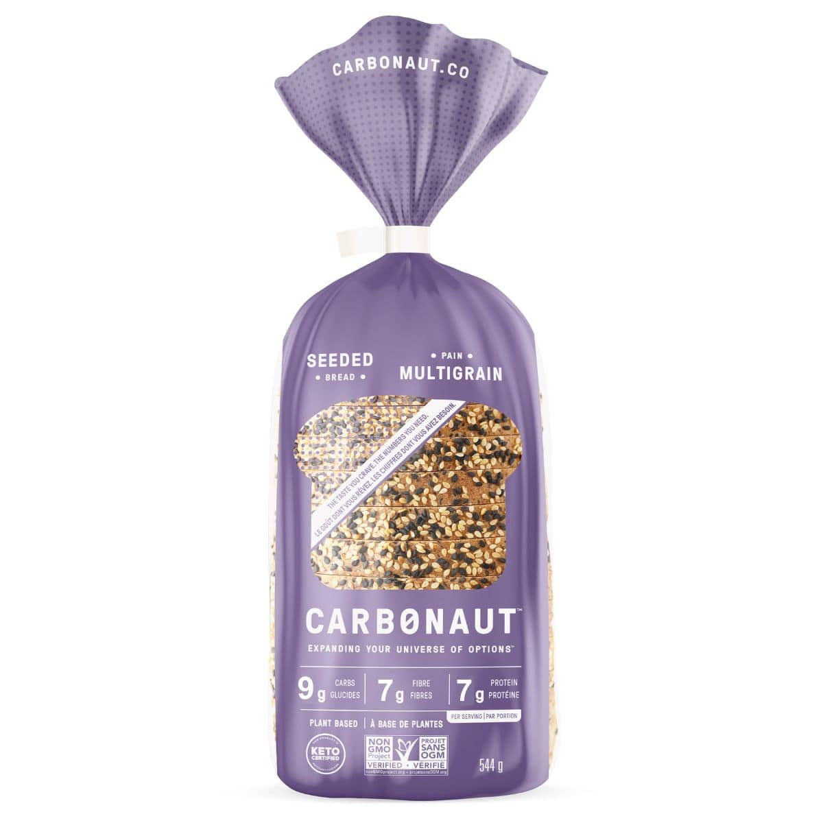 Multigrain Bread by Carbonaut, 544 g