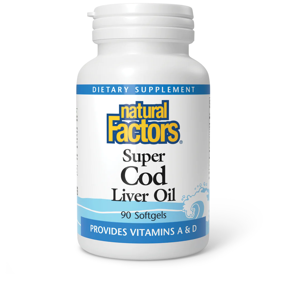 Super Cod Liver Oil by Natural Factors, 90 softgels