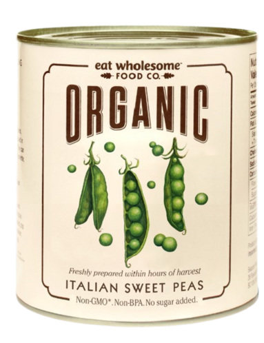 Italian Sweet Peas by Eat Wholesome, 398ml