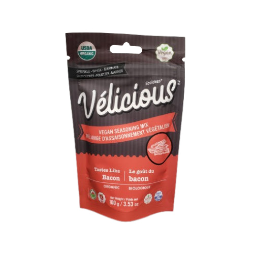 Organic Velicious Bacon Seasoning Mix by Ecoideas, 100g