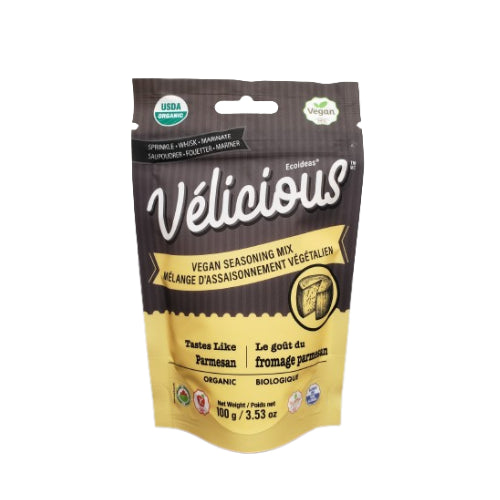Organic Velicious Parmesan Seasoning Mix by Ecoideas, 100g
