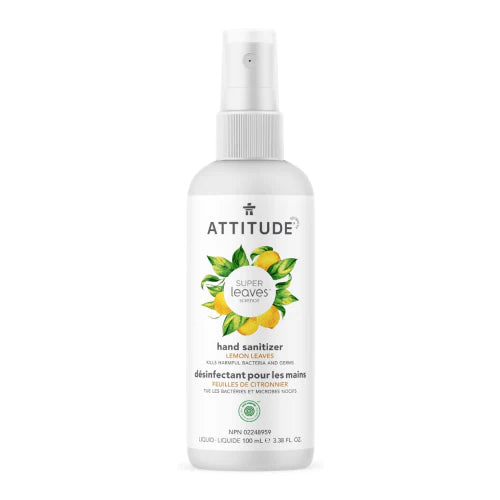 Lemon Leaves Hand Sanitizer Attitude, 100 ml