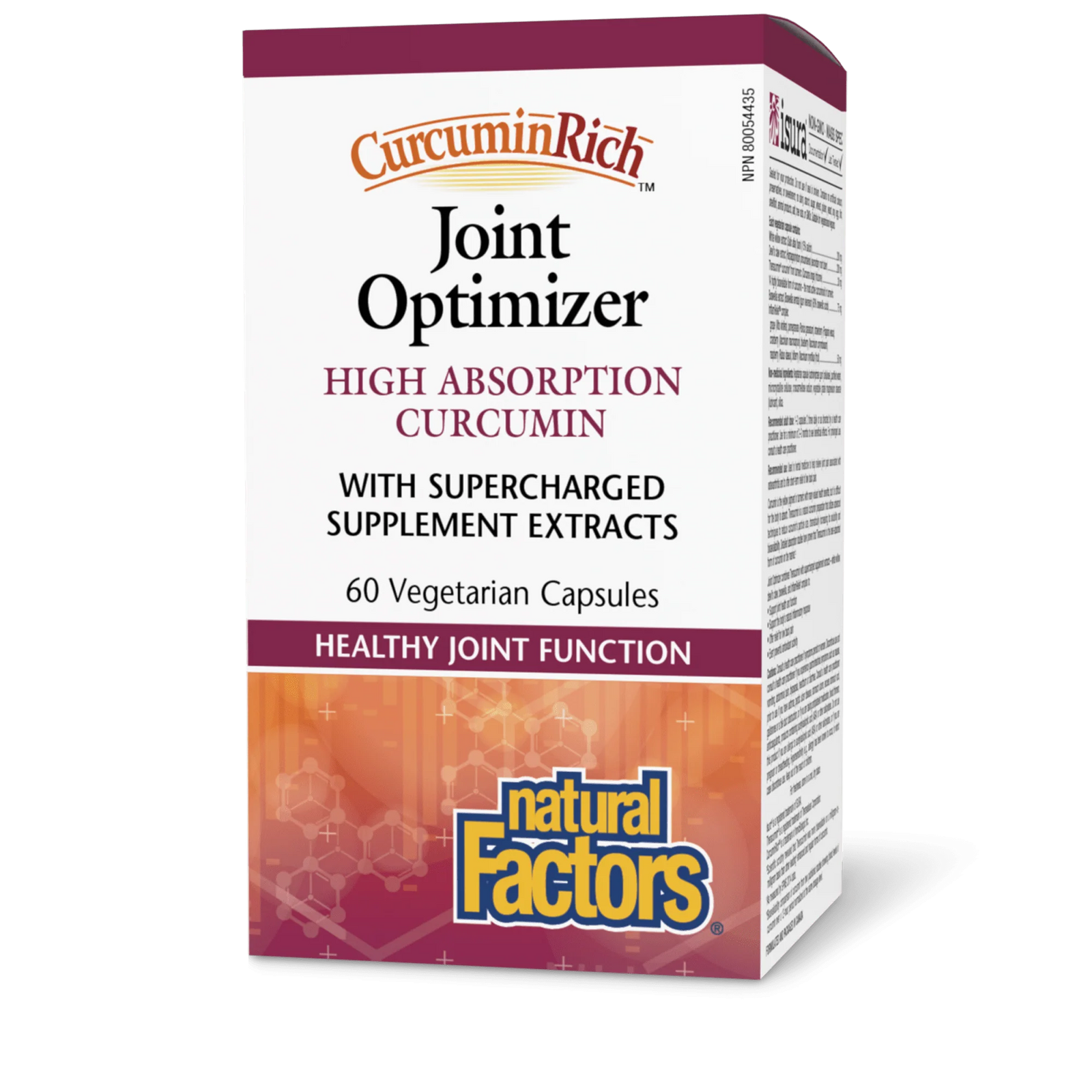 Joint Optimizer High Absorption Curcumin by Natural Factors, 60 Softgels