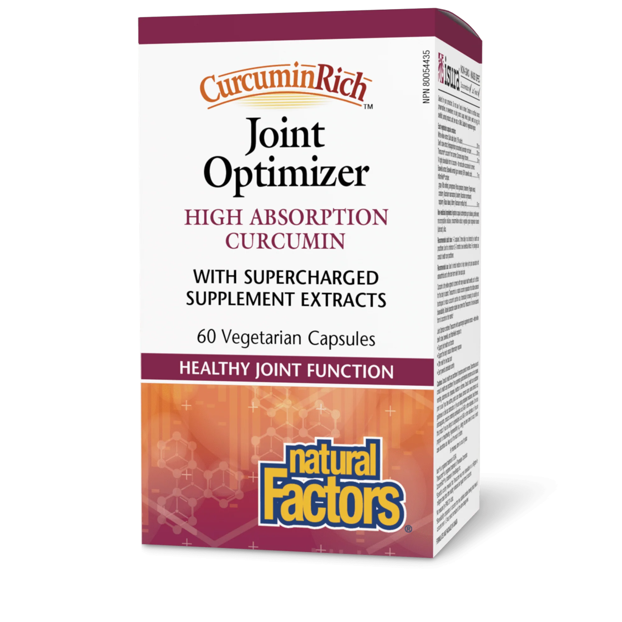 Joint Optimizer High Absorption Curcumin by Natural Factors, 60 Softgels