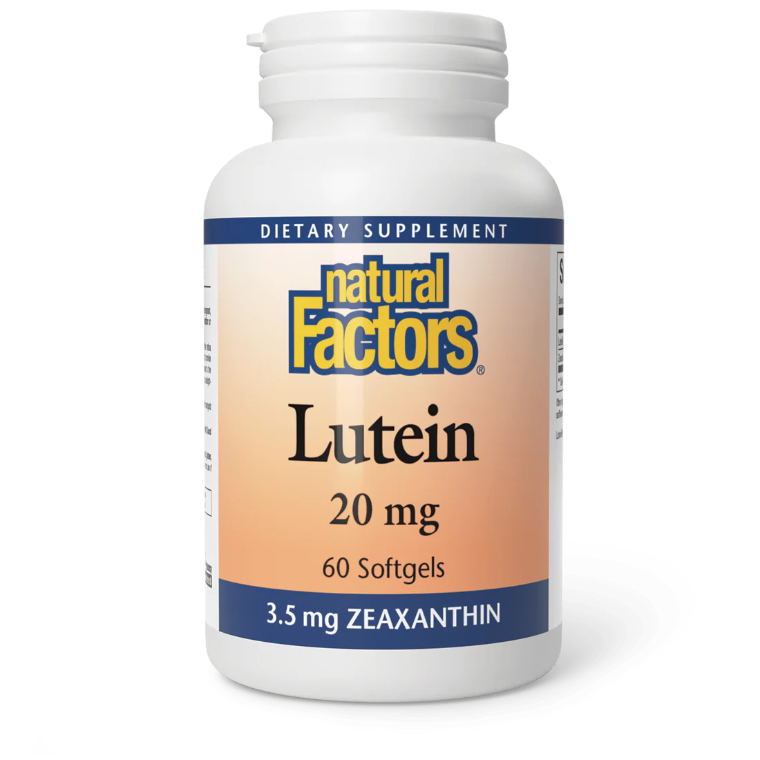 Lutein 20 mg  by Natural Factors, 60 Softfgels