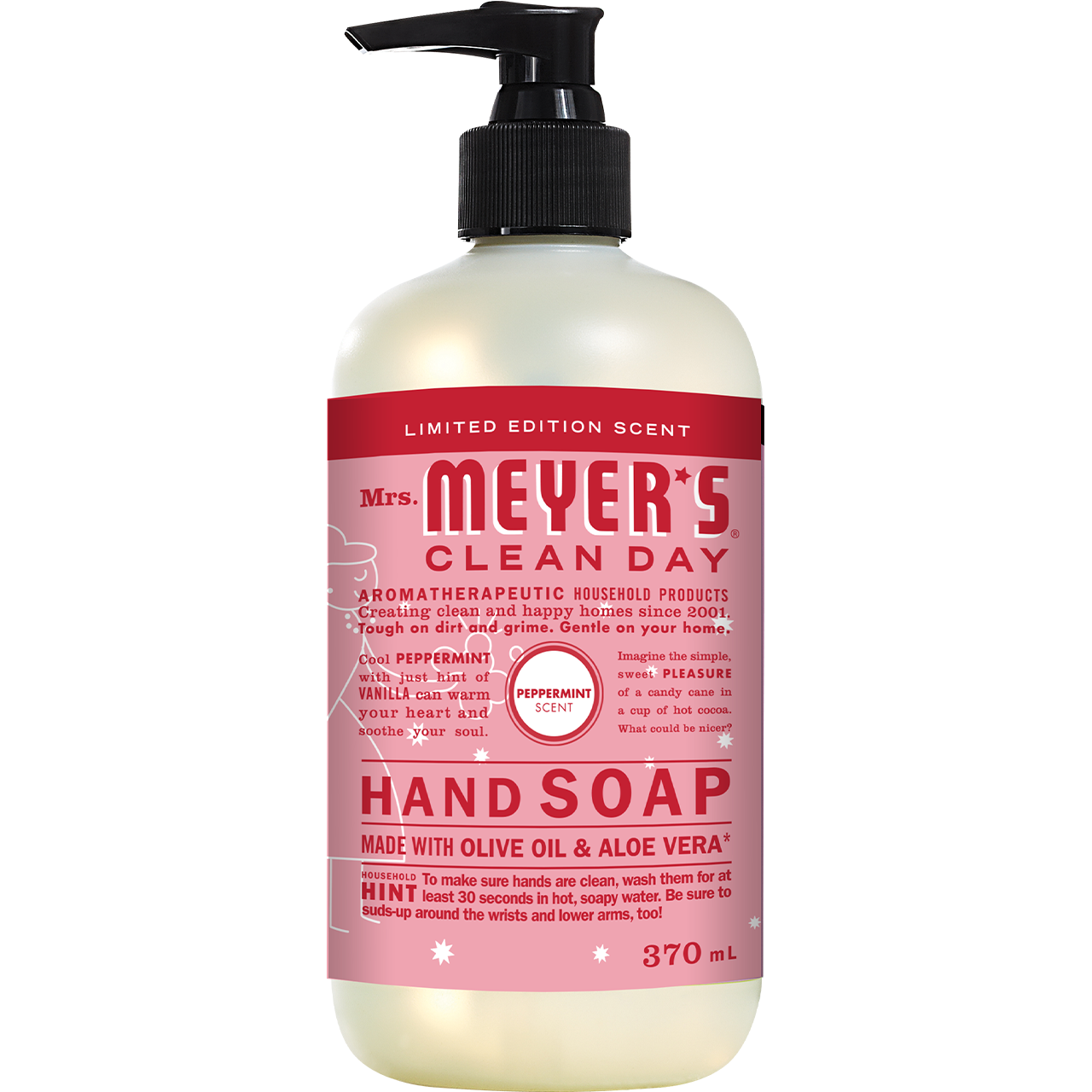 Peppermint Hand Wash by Mrs. Meyer's, 370ml