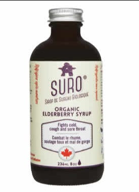 Organic Elderberry Syrup by Suro, 236ml
