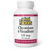 Chromium &amp; Vanadium 125 mcg by Natural Factors, 90 caps