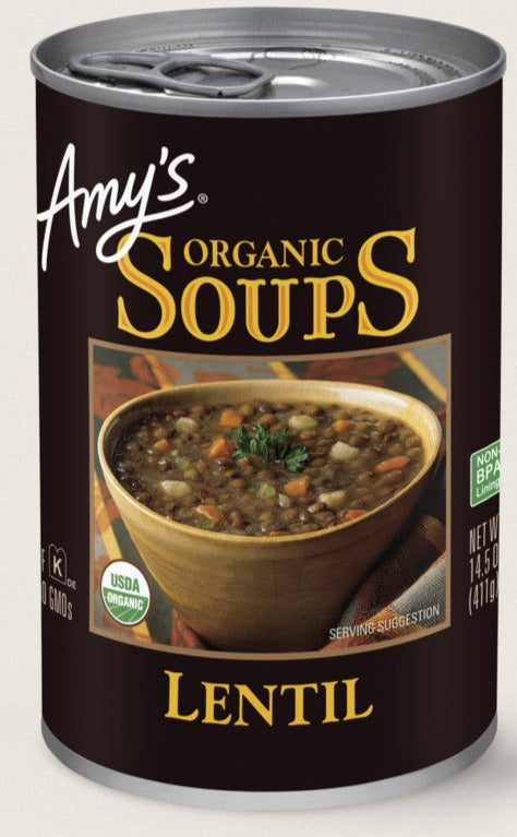 Organic Lentil Soup by Amy's Kitchen 398ml