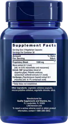 Enhanced Sex for Women 50+ by Life Extension, 90 capsules