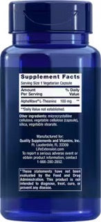 L-Theanine 100mg by Life Extension, 60 capsules