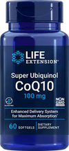 Super Ubiquinol CoQ10 100 mg by Life Extension, 60 gel caps