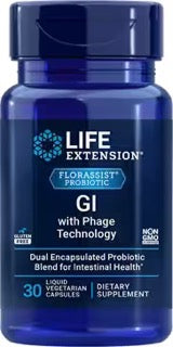 FLORASSIST® GI with Phage Technology by Life Extension, 30 liquid caps