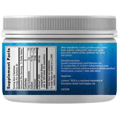 Digital Eye Support Berry Flavour Gummies by Life Extension, 60 gummies