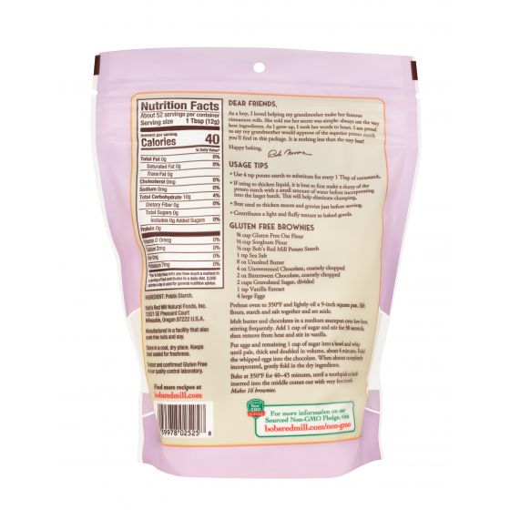 Unmodified Potato Starch by Bob&#39;s Red Mill, 624g
