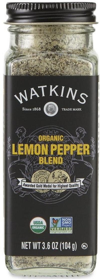 Organic Lemon Pepper Blend by Watkins 104g