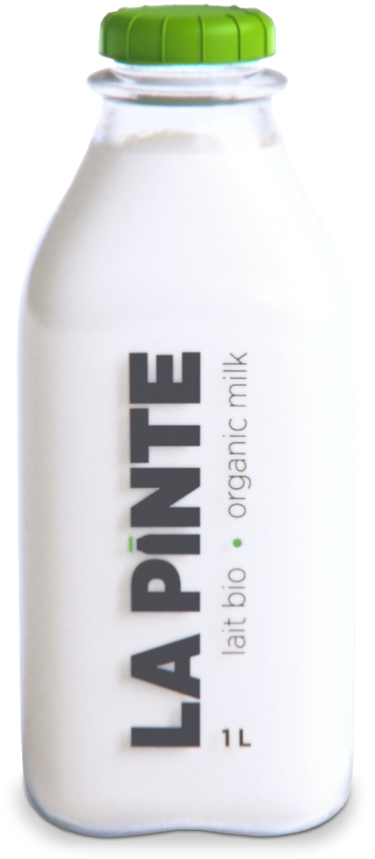 2% Organic Milk by La Pinte, 1L