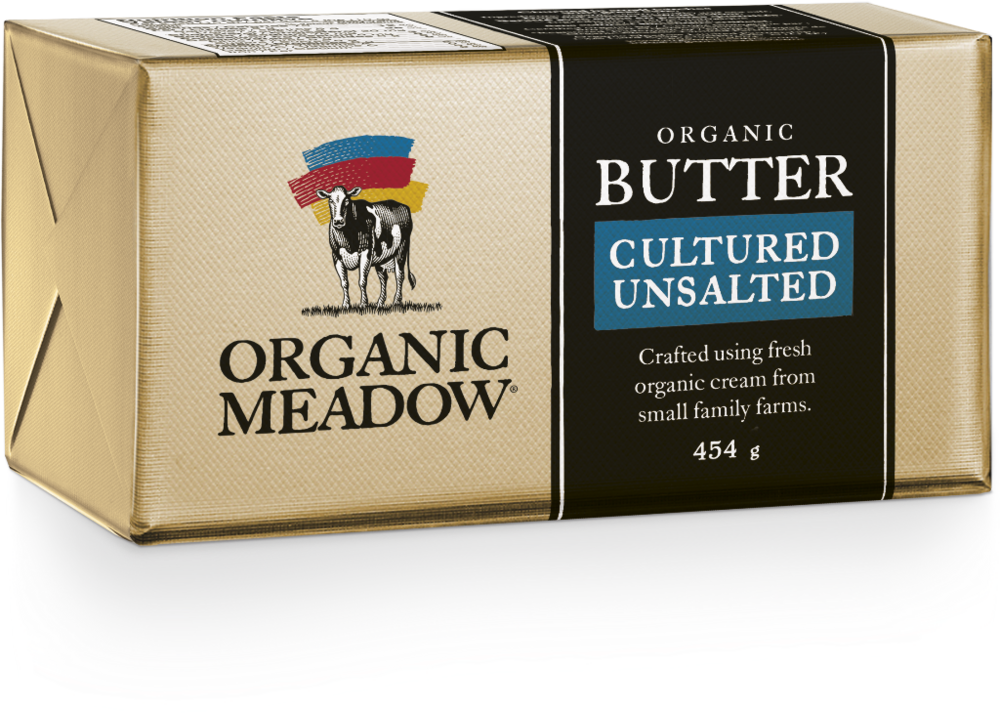 Organic Unsalted Butter by Organic Meadow 454g